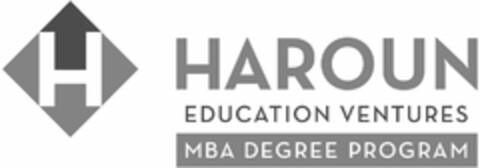 H HAROUN EDUCATION VENTURES MBA DEGREE PROGRAM Logo (USPTO, 14.04.2020)