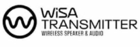 W WISA TRANSMITTER WIRELESS SPEAKER & AUDIO Logo (USPTO, 06/12/2020)