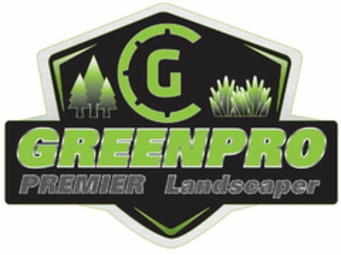 G GREENPRO PREMIER LANDSCAPER Logo (USPTO, 03.08.2020)