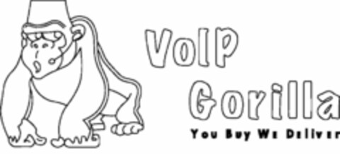 VOIP GORILLA YOU BUY WE DELIVER Logo (USPTO, 11/04/2010)