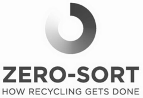 ZERO-SORT HOW RECYCLING GETS DONE Logo (USPTO, 02/01/2011)