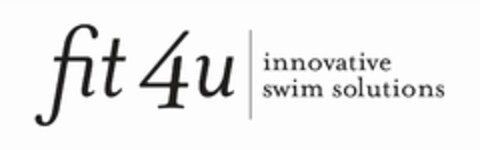 FIT 4 U INNOVATIVE SWIM SOLUTIONS Logo (USPTO, 05/27/2011)