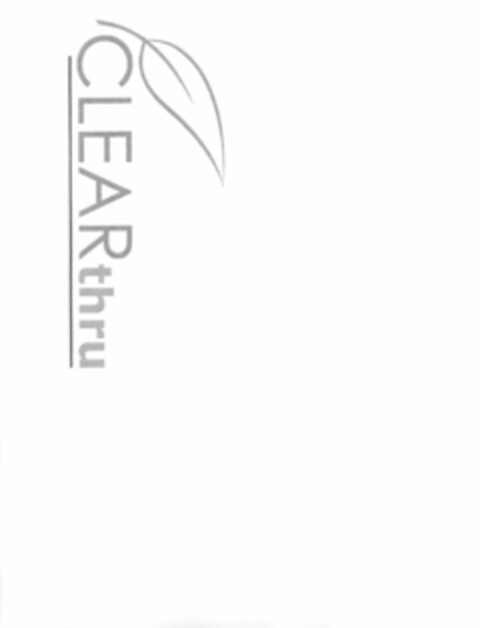 CLEAR THRU Logo (USPTO, 28.07.2011)