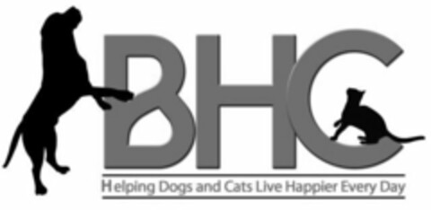 BHC HELPING DOGS AND CATS LIVE HAPPIER EVERY DAY Logo (USPTO, 23.02.2012)