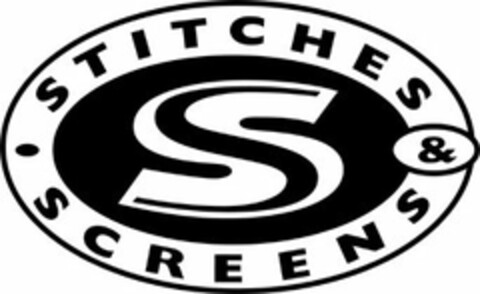 S STITCHES & SCREENS Logo (USPTO, 04/17/2012)