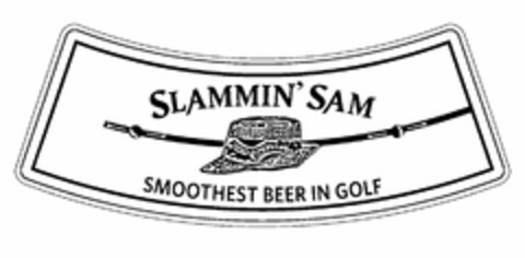 SLAMMIN' SAM SMOOTHEST BEER IN GOLF Logo (USPTO, 14.06.2012)