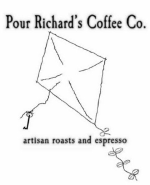 POUR RICHARD'S COFFEE CO. ARTISAN ROASTS AND ESPRESSO Logo (USPTO, 17.07.2012)