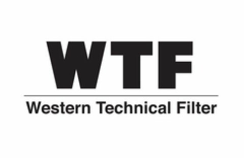 WTF WESTERN TECHNICAL FILTER Logo (USPTO, 26.10.2012)