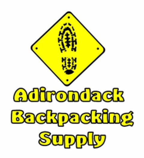 ADIRONDACK BACKPACKING SUPPLY Logo (USPTO, 01/17/2013)