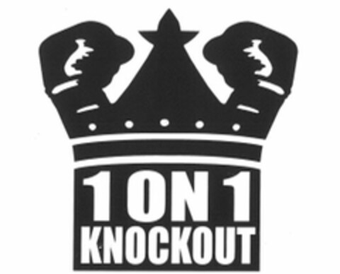 1 ON 1 KNOCKOUT Logo (USPTO, 06.11.2013)