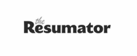 THE RESUMATOR Logo (USPTO, 03/28/2014)