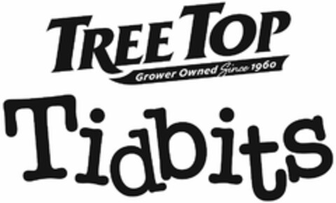 TREE TOP GROWER OWNED SINCE 1960 TIDBITS Logo (USPTO, 06/02/2014)