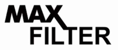 MAX FILTER Logo (USPTO, 10/01/2014)