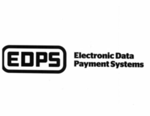 EDPS ELECTRONIC DATA PAYMENT SYSTEMS Logo (USPTO, 31.10.2014)