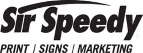 SIR SPEEDY PRINT SIGNS MARKETING Logo (USPTO, 11.02.2015)