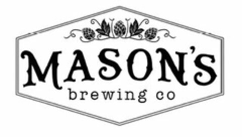 MASON'S BREWING CO Logo (USPTO, 02/23/2015)