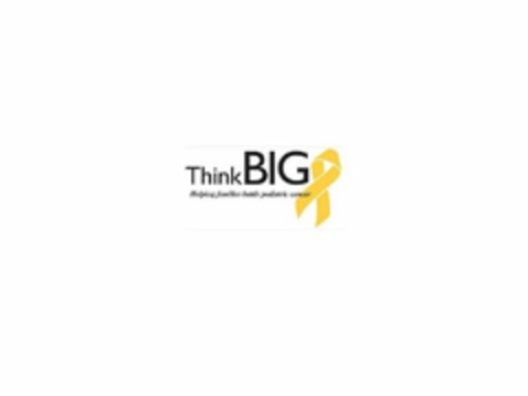 THINK BIG HELPING FAMILIES BATTLE PEDIATRIC CANCER Logo (USPTO, 27.07.2015)