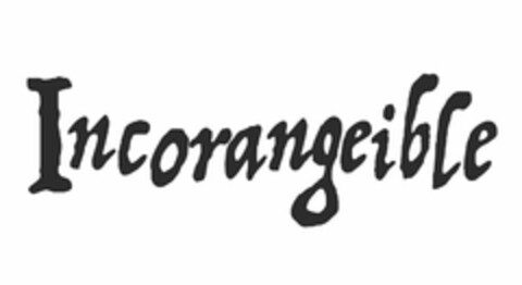 INCORANGEIBLE Logo (USPTO, 16.09.2015)