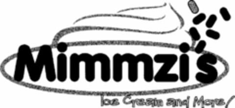 MIMMZI'S ICE CREAM AND MORE! Logo (USPTO, 11/13/2015)