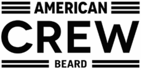 AMERICAN CREW BEARD Logo (USPTO, 12.05.2016)
