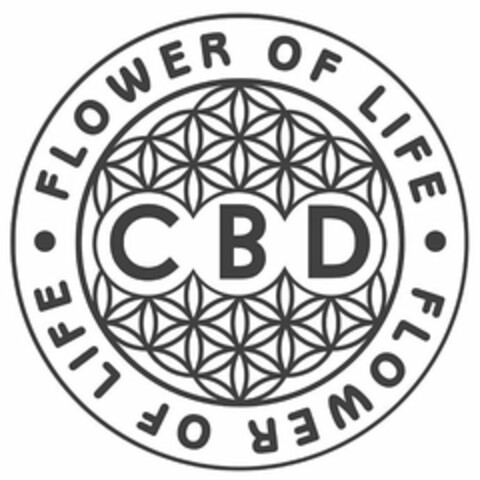 · FLOWER OF LIFE  · CBD Logo (USPTO, 08/15/2016)