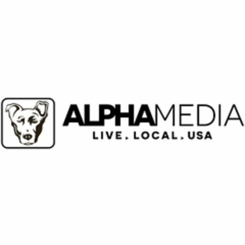 ALPHAMEDIA LIVE LOCAL USA Logo (USPTO, 26.08.2016)