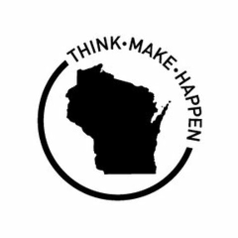 THINK · MAKE · HAPPEN Logo (USPTO, 15.12.2016)