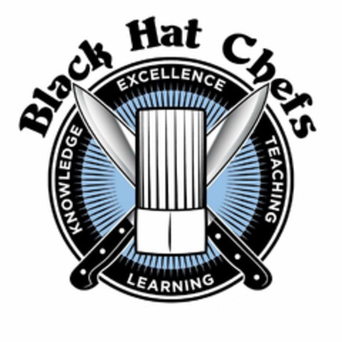 BLACK HAT CHEFS KNOWLEDGE EXCELLENCE TEACHING LEARNING Logo (USPTO, 18.01.2017)
