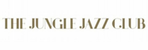 THE JUNGLE JAZZ CLUB Logo (USPTO, 06.04.2017)