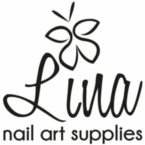 LINA NAIL ART SUPPLIES Logo (USPTO, 29.08.2017)