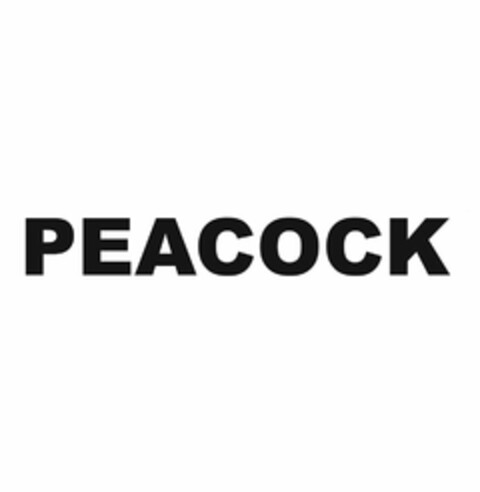 PEACOCK Logo (USPTO, 20.09.2017)