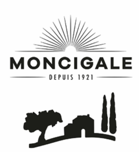 MONCIGALE DEPUIS 1921 Logo (USPTO, 20.09.2017)