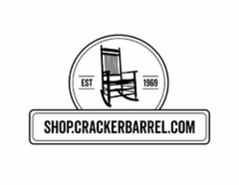 EST 1969 SHOP.CRACKERBARREL.COM Logo (USPTO, 04.10.2017)