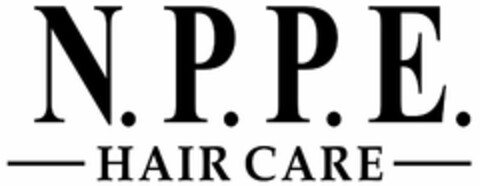 N.P.P.E. HAIR CARE Logo (USPTO, 26.12.2017)