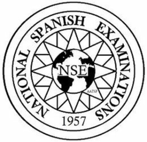 NATIONAL SPANISH EXAMINATIONS 1957 NSE AATSP Logo (USPTO, 01/12/2018)