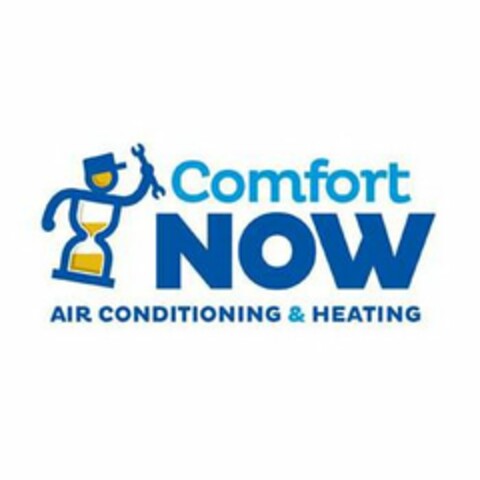 COMFORT NOW AIR CONDITIONING & HEATING Logo (USPTO, 05.03.2018)