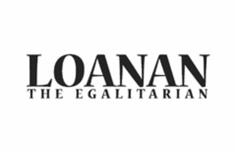 LOANAN THE EGALITARIAN Logo (USPTO, 02/11/2019)