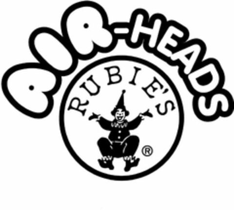 AIR-HEADS RUBIE'S Logo (USPTO, 06.03.2019)