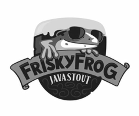 FRISKYFROG JAVASTOUT Logo (USPTO, 03/18/2019)