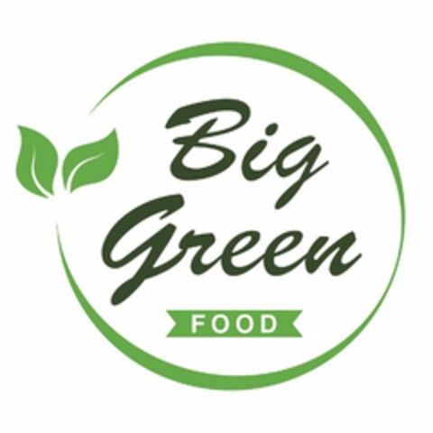 BIG GREEN FOOD Logo (USPTO, 27.05.2019)