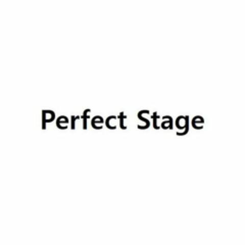 PERFECT STAGE Logo (USPTO, 05/31/2019)