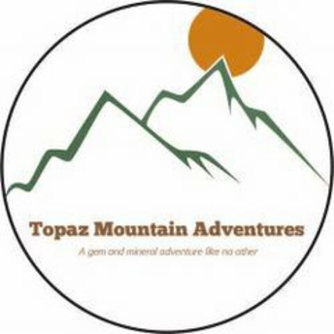 TOPAZ MOUNTAIN ADVENTURES A GEM AND MINERAL ADVENTURE LIKE NO OTHER Logo (USPTO, 06/03/2019)