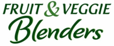 FRUIT & VEGGIE BLENDERS Logo (USPTO, 06.12.2019)