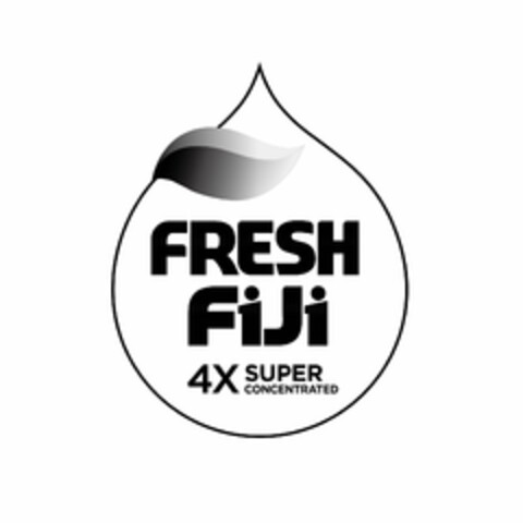 FRESH FIJI 4X SUPER CONCENTRATED Logo (USPTO, 18.06.2020)