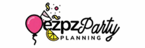 EZPZ PARTY PLANNING Logo (USPTO, 04.08.2020)