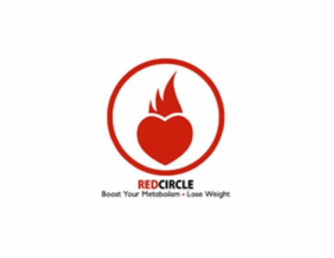 REDCIRCLE BOOST YOUR METABOLISM · LOSE WEIGHT Logo (USPTO, 27.09.2009)