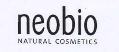 NEOBIO NATURAL COSMETICS Logo (USPTO, 26.10.2009)