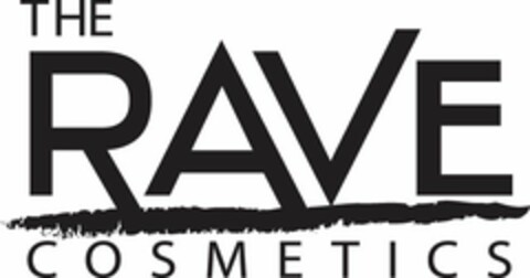 THE RAVE COSMETICS Logo (USPTO, 12/24/2009)