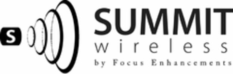 S SUMMIT WIRELESS BY SUMMIT SEMICONDUCTOR Logo (USPTO, 01.04.2010)