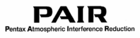 PAIR PENTAX ATMOSPHERIC INTERFERENCE REDUCTION Logo (USPTO, 11.06.2010)